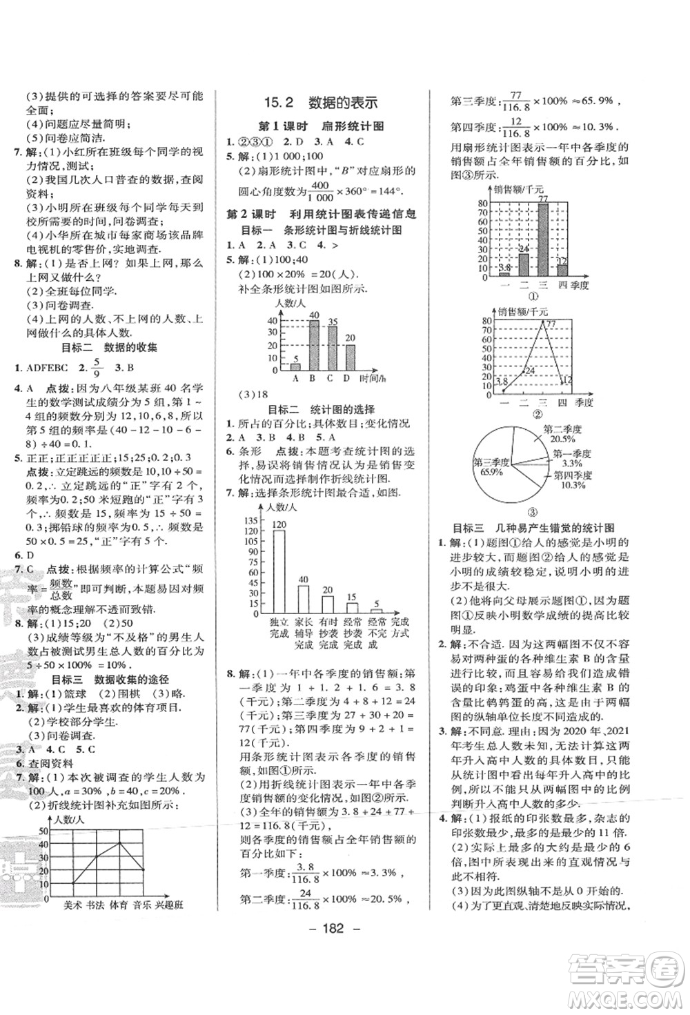 陜西人民教育出版社2021典中點綜合應用創(chuàng)新題八年級數(shù)學上冊HS華師大版答案