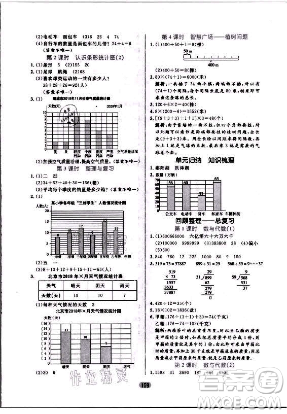 沈陽(yáng)出版社2021黃岡名師天天練數(shù)學(xué)四年級(jí)上冊(cè)六三學(xué)制青島版答案