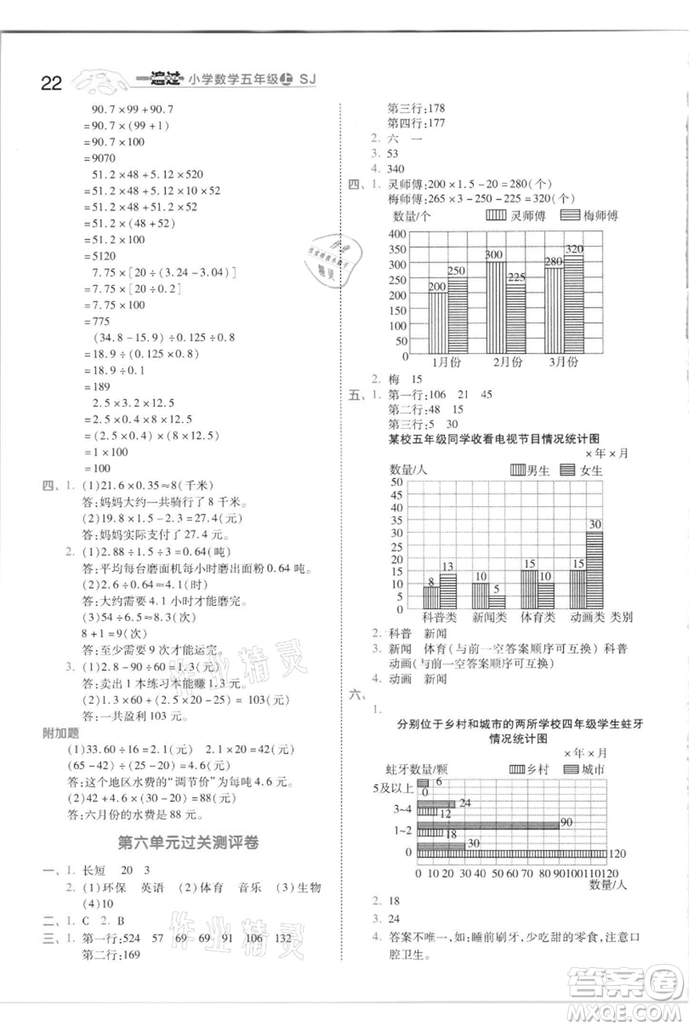 南京師范大學(xué)出版社2021一遍過五年級上冊數(shù)學(xué)蘇教版參考答案