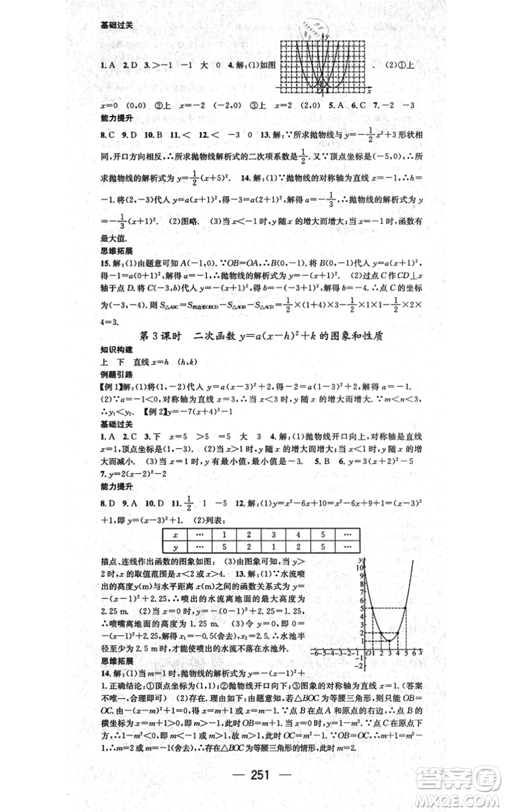 廣東經(jīng)濟(jì)出版社2021名師測(cè)控九年級(jí)數(shù)學(xué)全一冊(cè)人教版云南專版答案