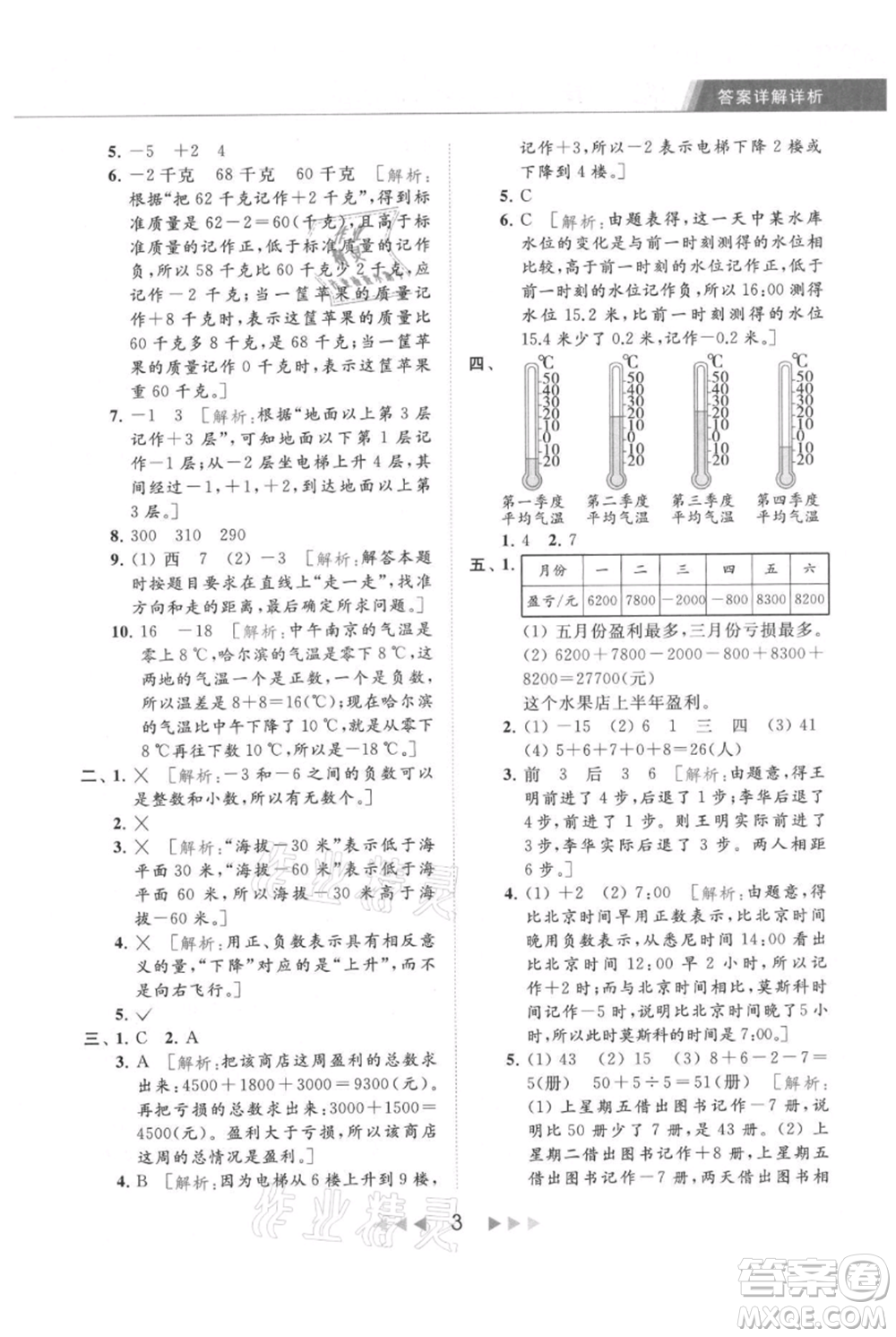 北京教育出版社2021秋季亮點(diǎn)給力提優(yōu)課時(shí)作業(yè)本五年級上冊數(shù)學(xué)江蘇版參考答案