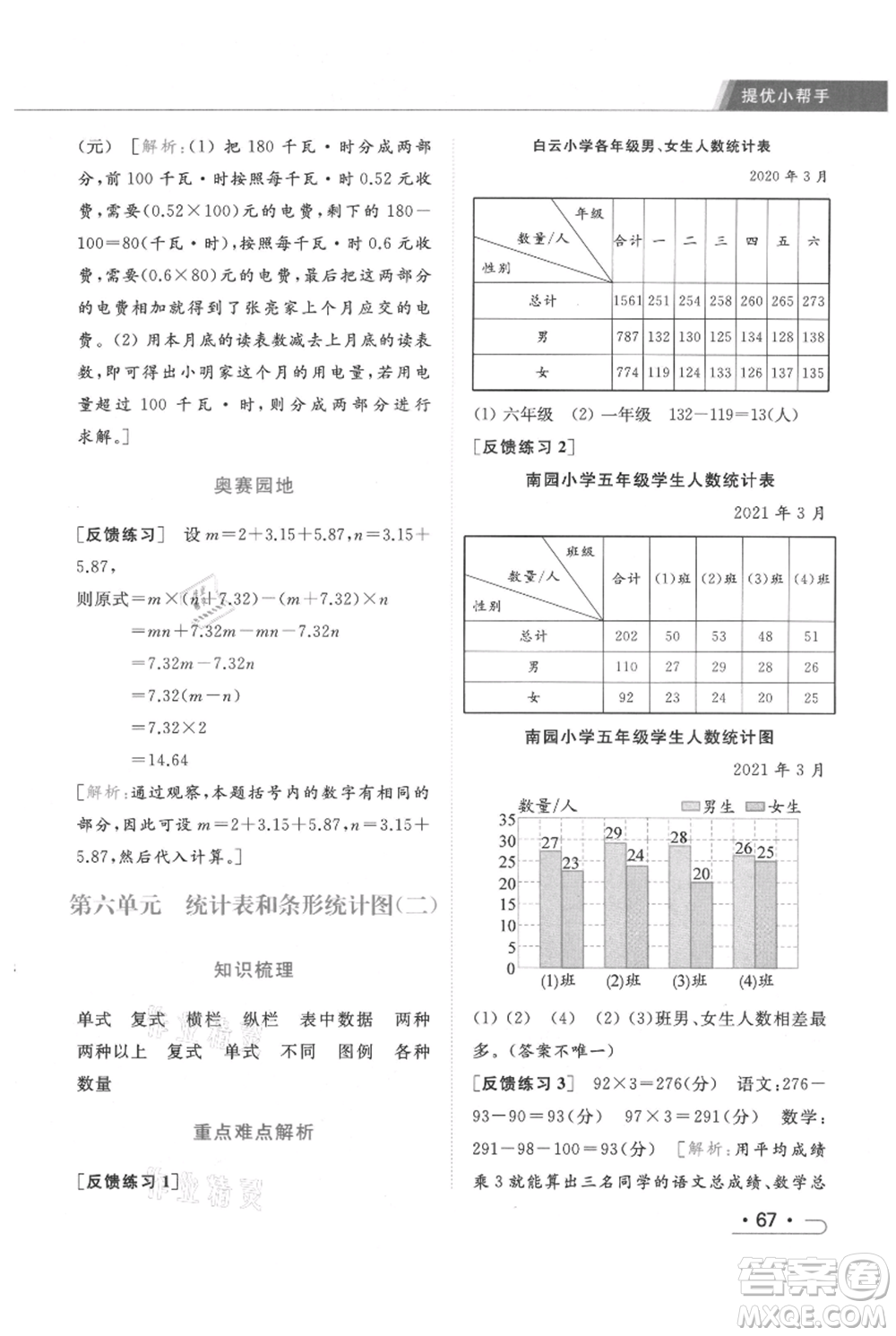 北京教育出版社2021秋季亮點(diǎn)給力提優(yōu)課時(shí)作業(yè)本五年級上冊數(shù)學(xué)江蘇版參考答案