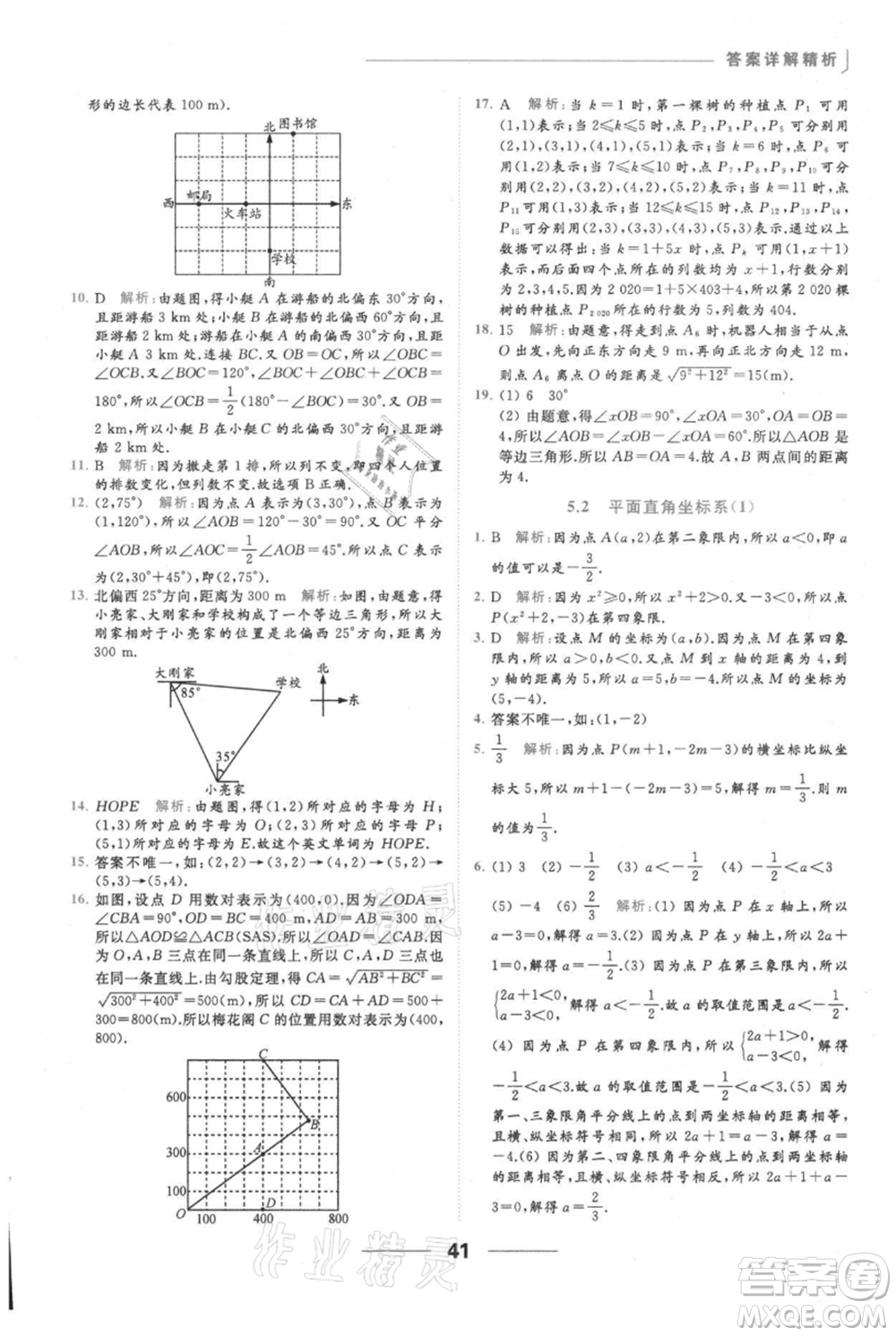 云南美術(shù)出版社2021秋季亮點(diǎn)給力提優(yōu)課時(shí)作業(yè)本八年級(jí)上冊(cè)數(shù)學(xué)通用版參考答案