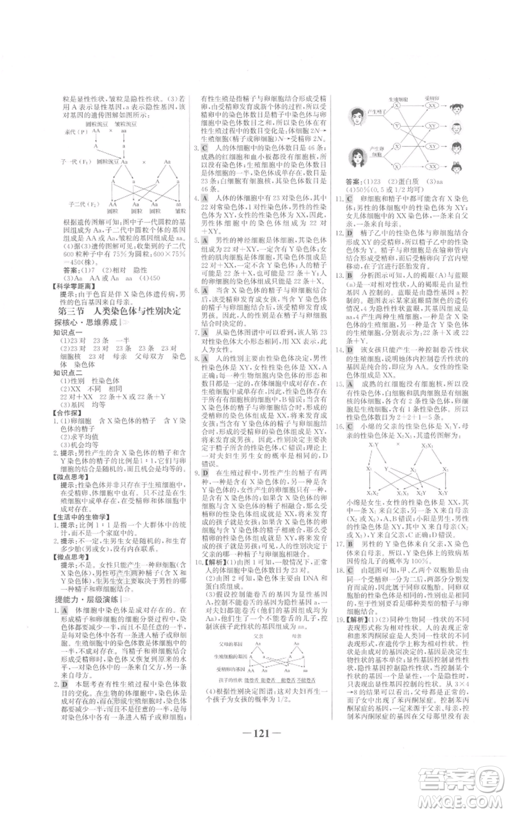 未來出版社2021世紀金榜金榜學案八年級上冊生物濟南版參考答案