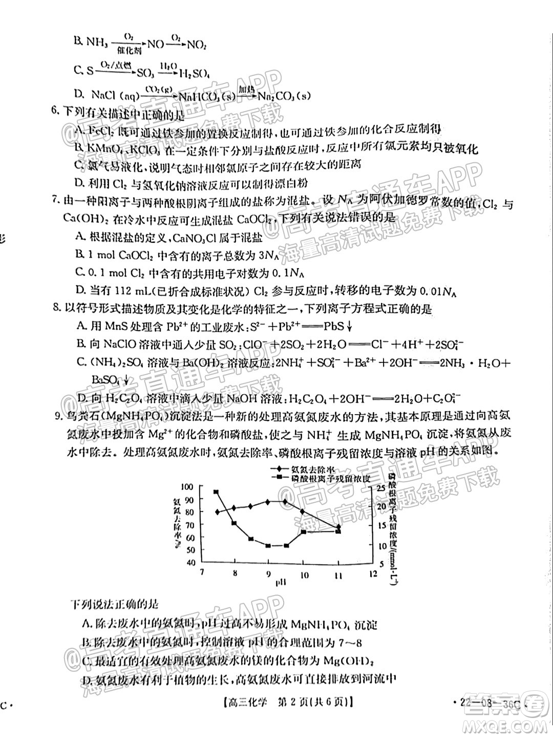 2022屆內(nèi)蒙古金太陽(yáng)高三9月聯(lián)考化學(xué)試題及答案