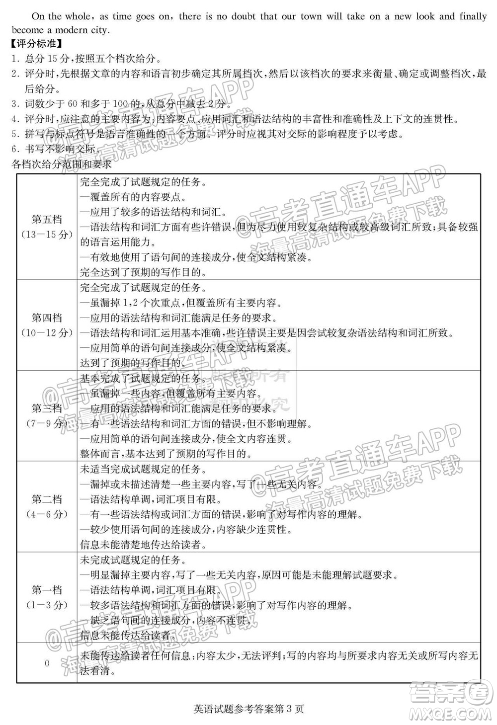 炎德英才聯(lián)考聯(lián)合體2021年高三10月聯(lián)考英語試題及答案