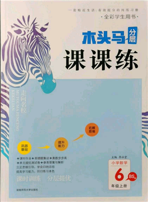 湖南師范大學出版社2021木頭馬分層課課練六年級上冊數(shù)學北師大版參考答案