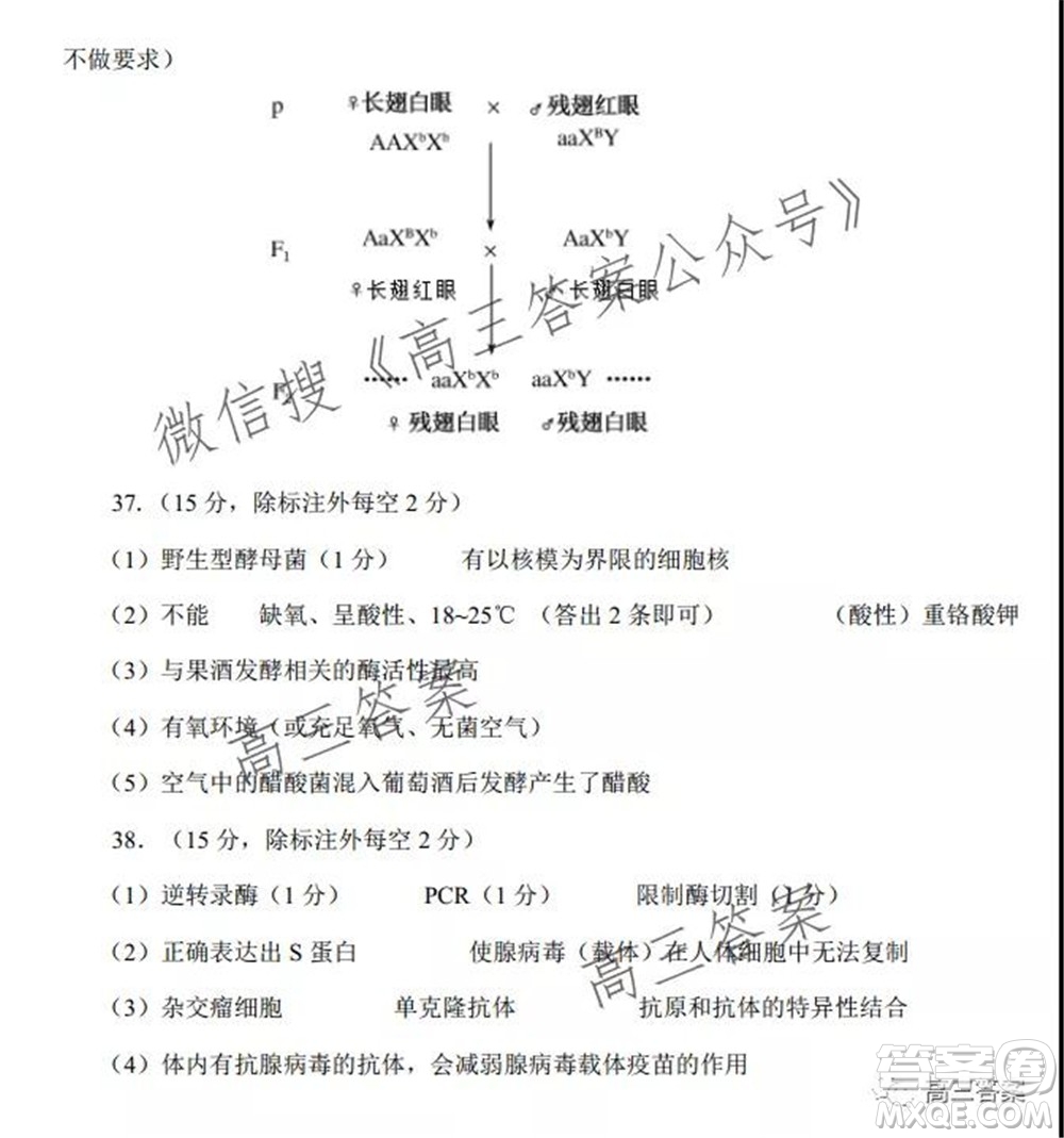 XCS2022屆高三年級(jí)第一次質(zhì)量檢測(cè)試卷理科綜合試題及答案