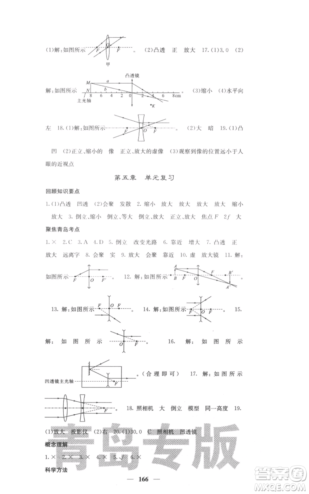 四川大學(xué)出版社2021名校課堂內(nèi)外八年級(jí)上冊(cè)物理人教版青島專版參考答案