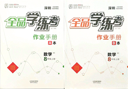 天津人民出版社2021全品學(xué)練考作業(yè)手冊八年級數(shù)學(xué)上冊AB本BS北師版深圳專版答案