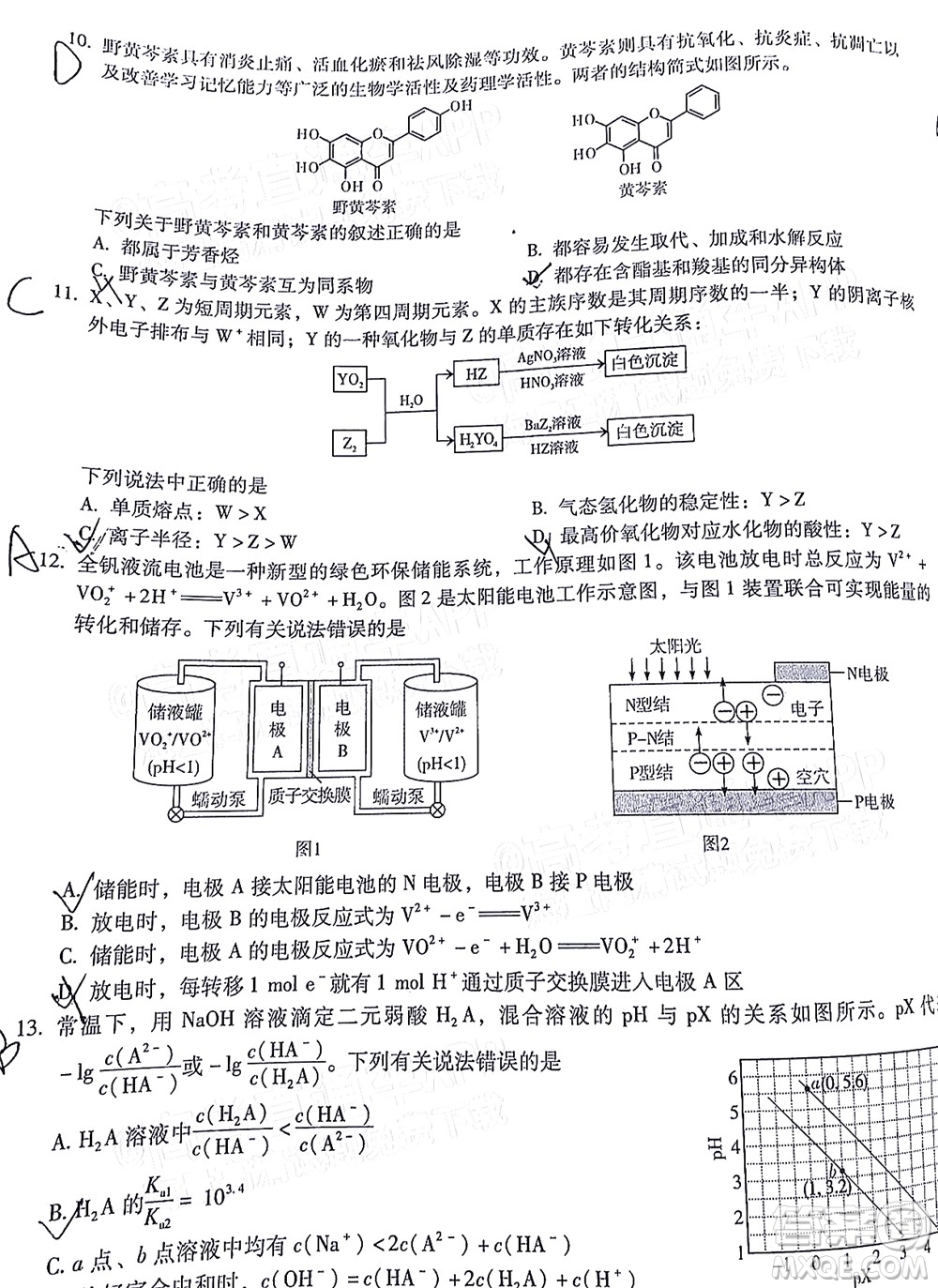 明市第一中學(xué)2022屆高中新課標(biāo)高三第三次雙基檢測理科綜合試卷答案