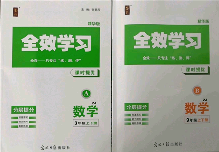 光明日報出版社2021全效學(xué)習(xí)課時提優(yōu)九年級數(shù)學(xué)浙教版精華版參考答案