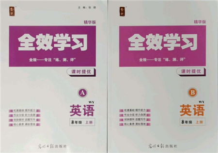 光明日報(bào)出版社2021全效學(xué)習(xí)課時提優(yōu)八年級上冊英語A外研版精華版參考答案