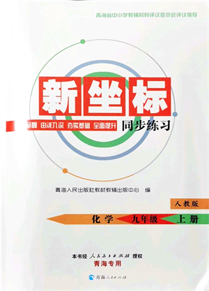 青海人民出版社2021新坐標同步練習九年級化學上冊人教版青海專用答案