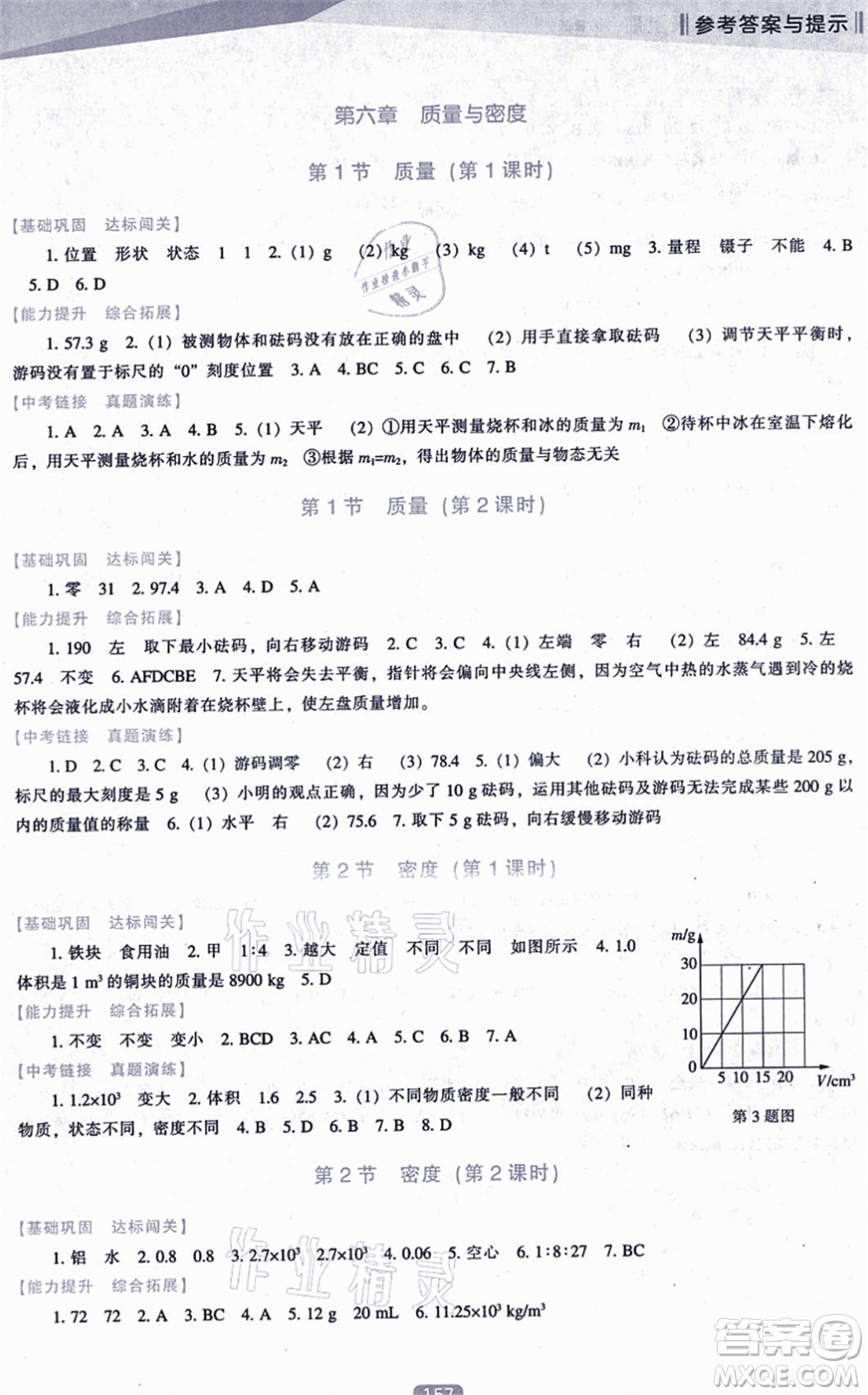 遼海出版社2021新課程物理能力培養(yǎng)八年級上冊人教版答案