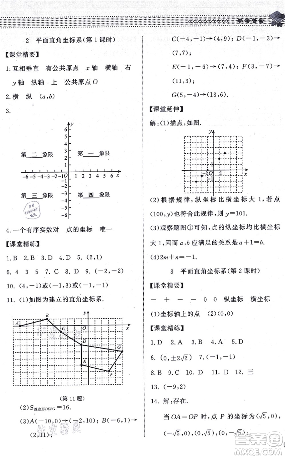 北京師范大學(xué)出版社2021數(shù)學(xué)配套綜合練習(xí)八年級(jí)上冊(cè)北師大版答案