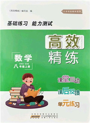 安徽人民出版社2021高效精練八年級(jí)數(shù)學(xué)上冊(cè)江蘇科技版答案