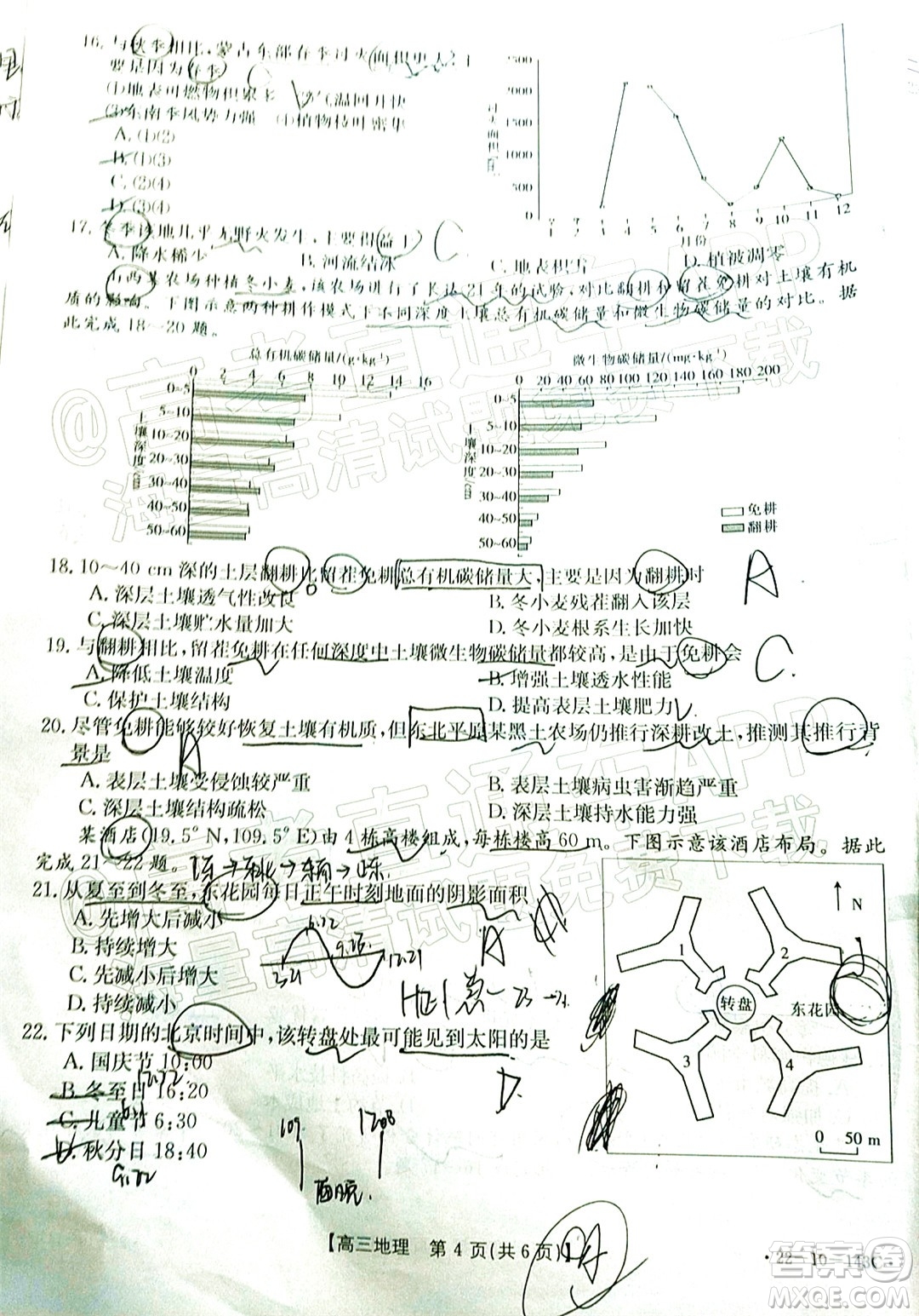 2022屆吉林金太陽三十六校高三11月聯(lián)考地理試題及答案