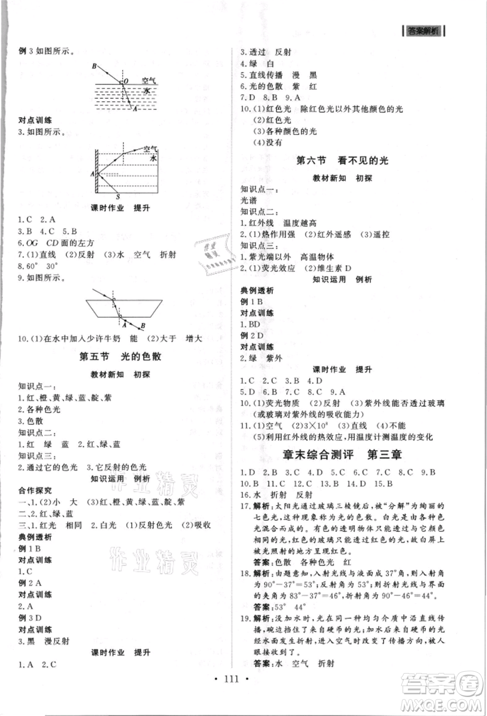 山東人民出版社2021初中同步練習(xí)冊五四制八年級地理上冊魯科版參考答案