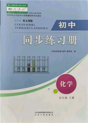 山東人民出版社2021初中同步練習冊九年級化學上冊人教版參考答案