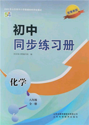 山東科學技術(shù)出版社2021初中同步練習冊五四制八年級化學魯教版參考答案