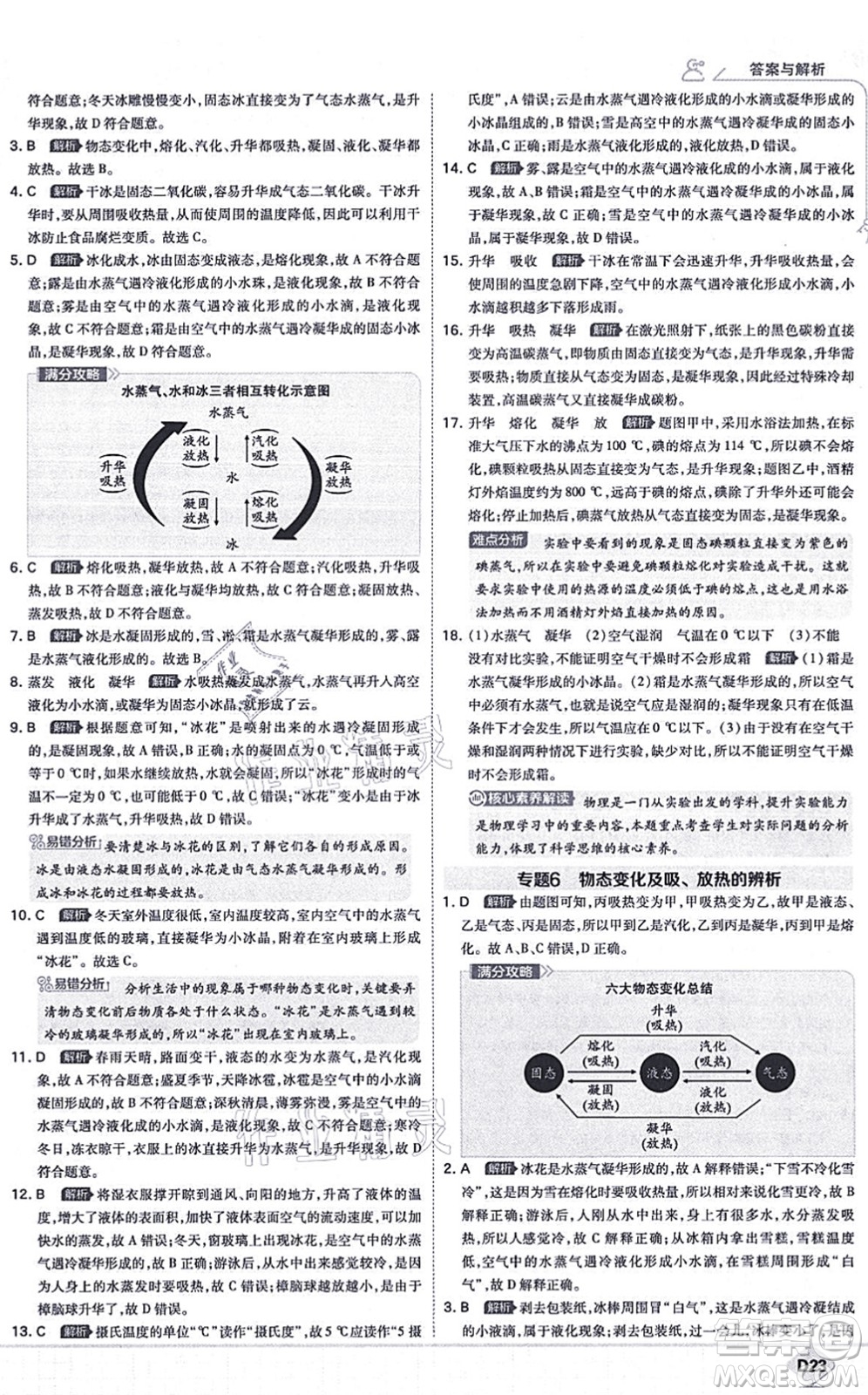 開(kāi)明出版社2021少年班八年級(jí)物理上冊(cè)RJ人教版答案