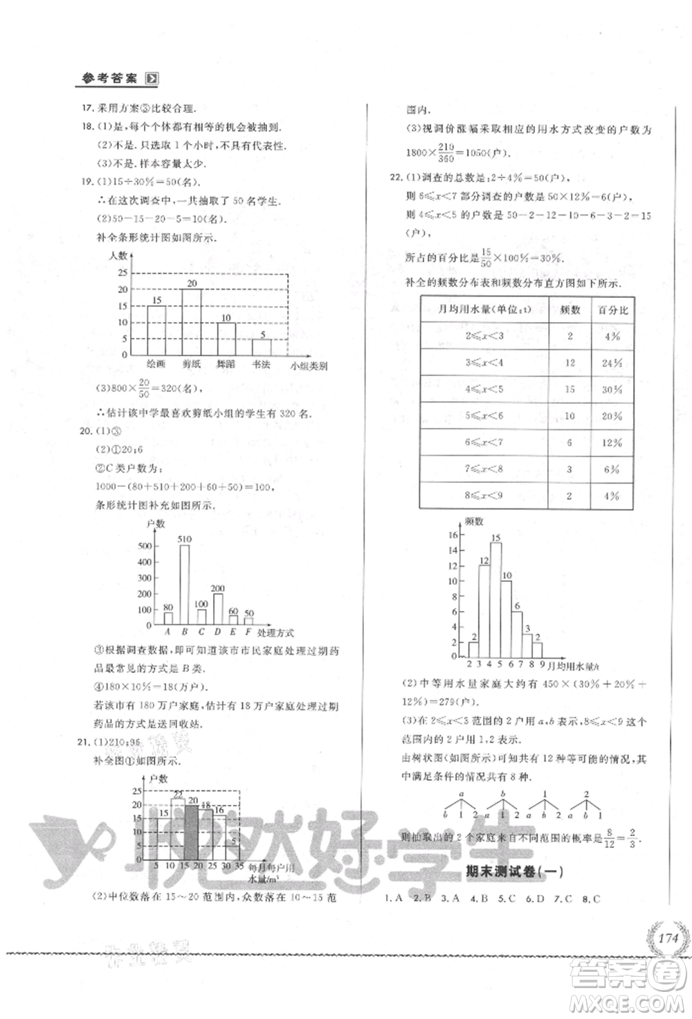 吉林教育出版社2021悅?cè)缓脤W生必開卷九年級數(shù)學華師大版長春專版參考答案