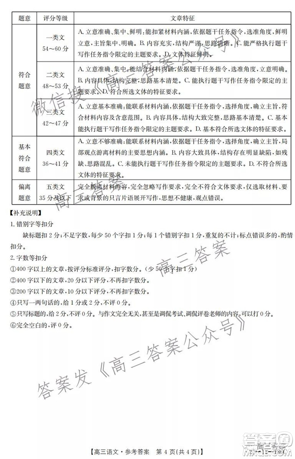 2021-2022年度河南省第五次高三聯(lián)考語文試題及答案