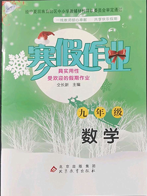 北京教育出版社2022年寒假作業(yè)九年級數(shù)學(xué)通用版參考答案