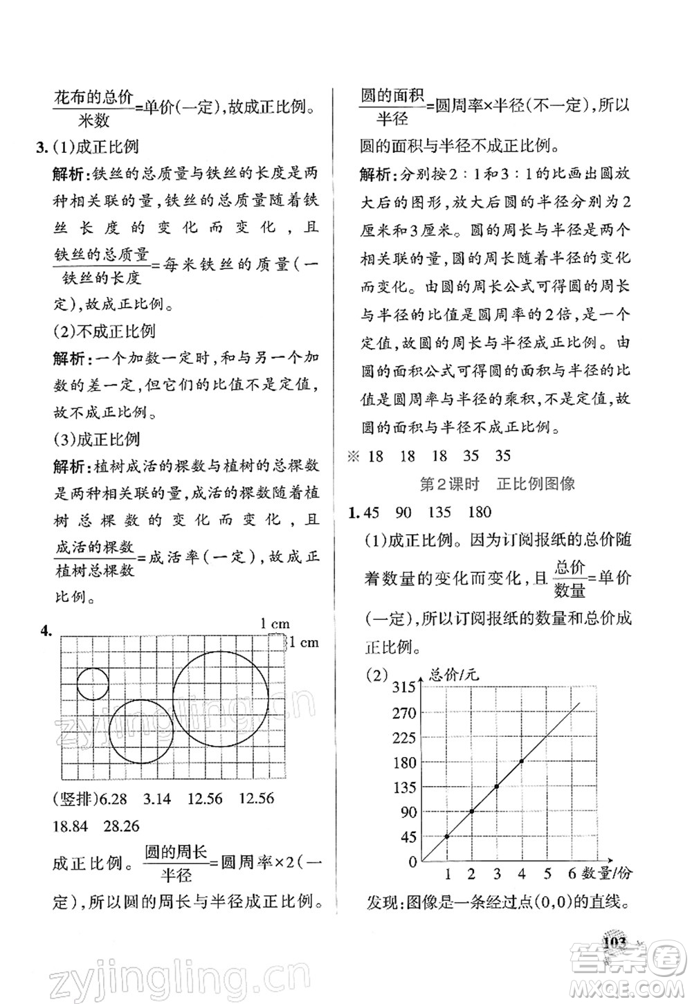 陜西師范大學出版總社2022PASS小學學霸作業(yè)本六年級數(shù)學下冊SJ蘇教版答案