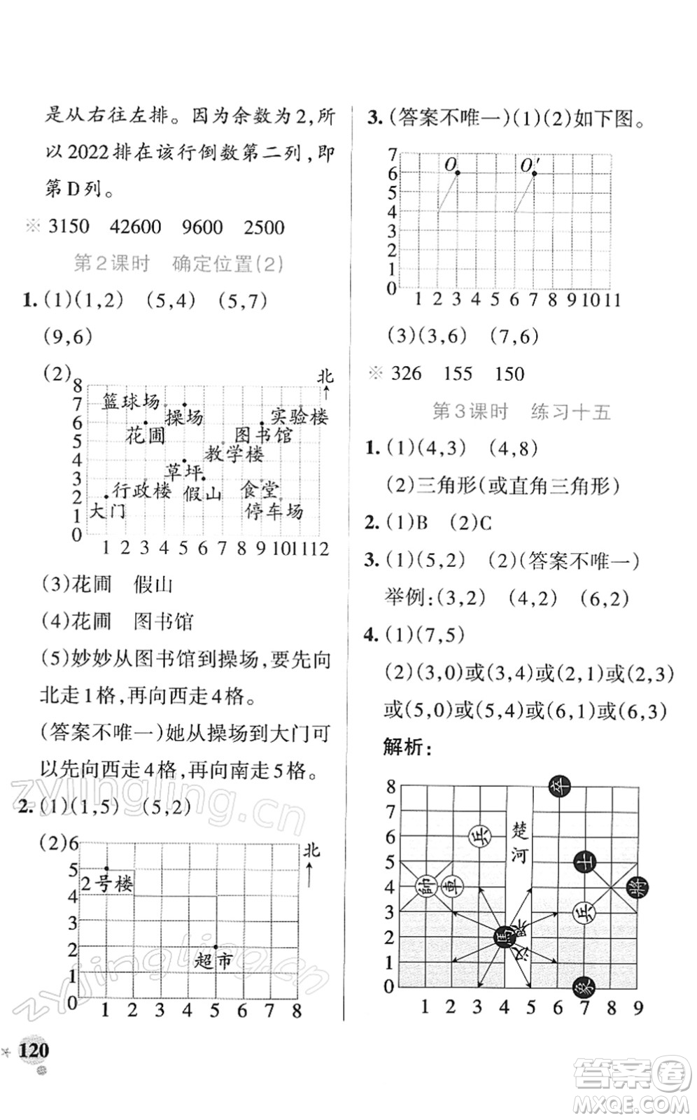 陜西師范大學出版總社2022PASS小學學霸作業(yè)本四年級數(shù)學下冊SJ蘇教版答案