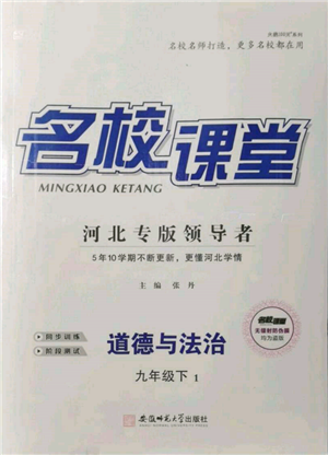 安徽師范大學(xué)出版社2022名校課堂九年級道德與法治下冊人教版河北專版參考答案