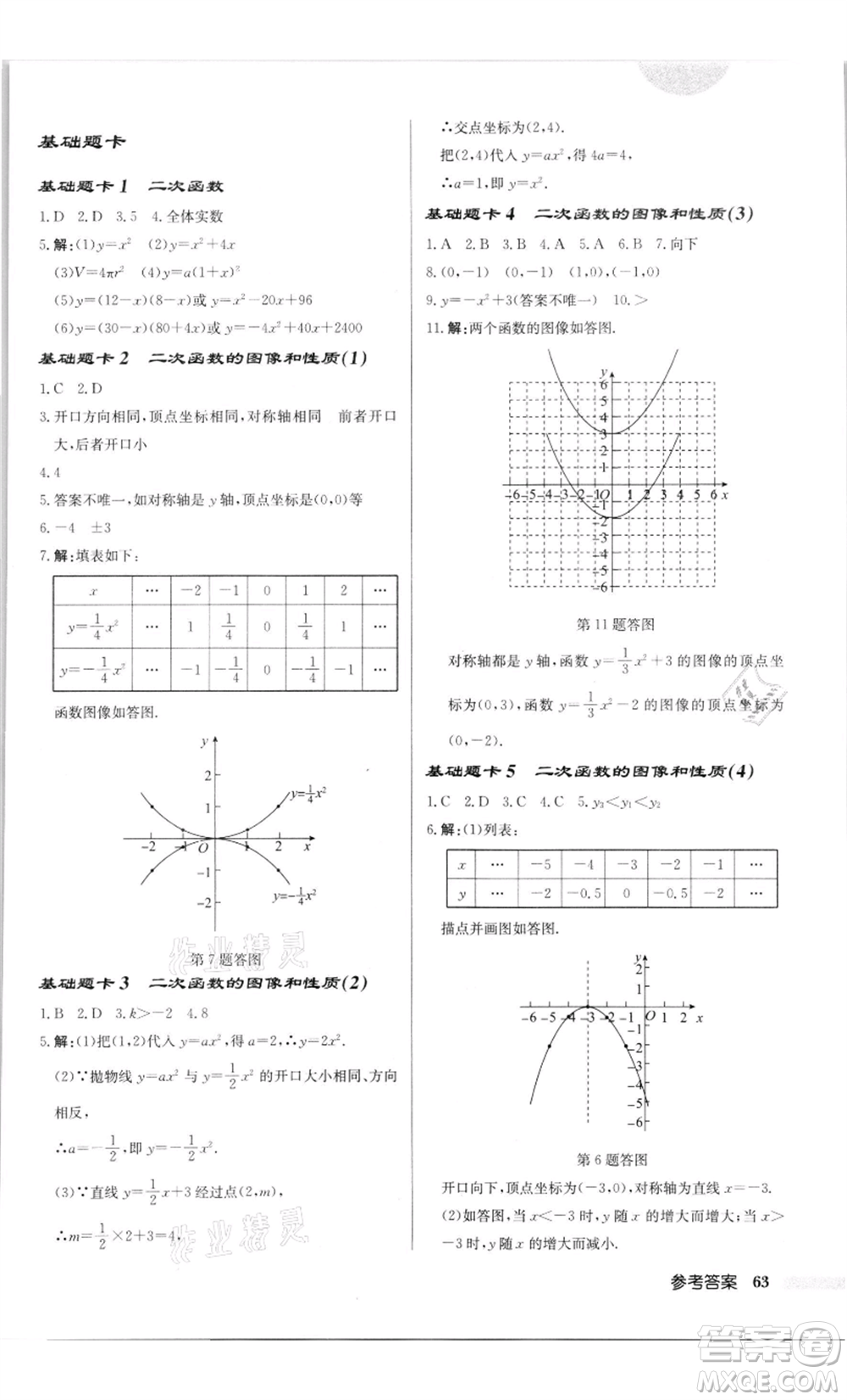 龍門書局2022啟東中學(xué)作業(yè)本九年級數(shù)學(xué)下冊蘇科版徐州專版參考答案