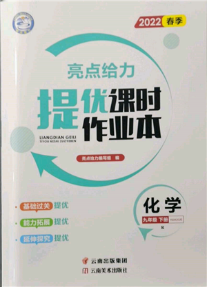 云南美術(shù)出版社2022亮點(diǎn)給力提優(yōu)課時(shí)作業(yè)本九年級(jí)化學(xué)下冊(cè)人教版參考答案