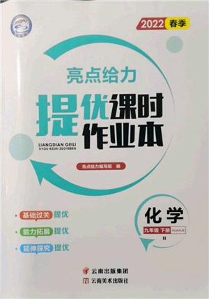 云南美術(shù)出版社2022亮點給力提優(yōu)課時作業(yè)本九年級化學(xué)下冊滬教版參考答案