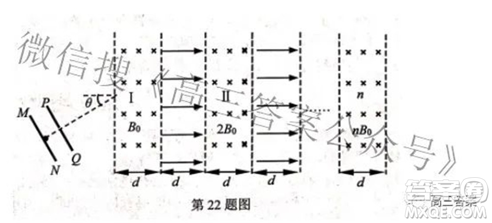 七彩陽光新高考研究聯(lián)盟2021-2022學(xué)年高三下學(xué)期返?？荚囄锢碓囶}及答案