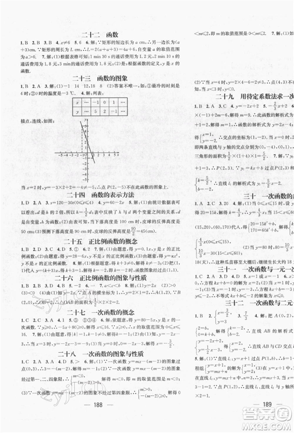 廣東經(jīng)濟(jì)出版社2022精英新課堂八年級(jí)數(shù)學(xué)下冊(cè)人教版遵義專版參考答案