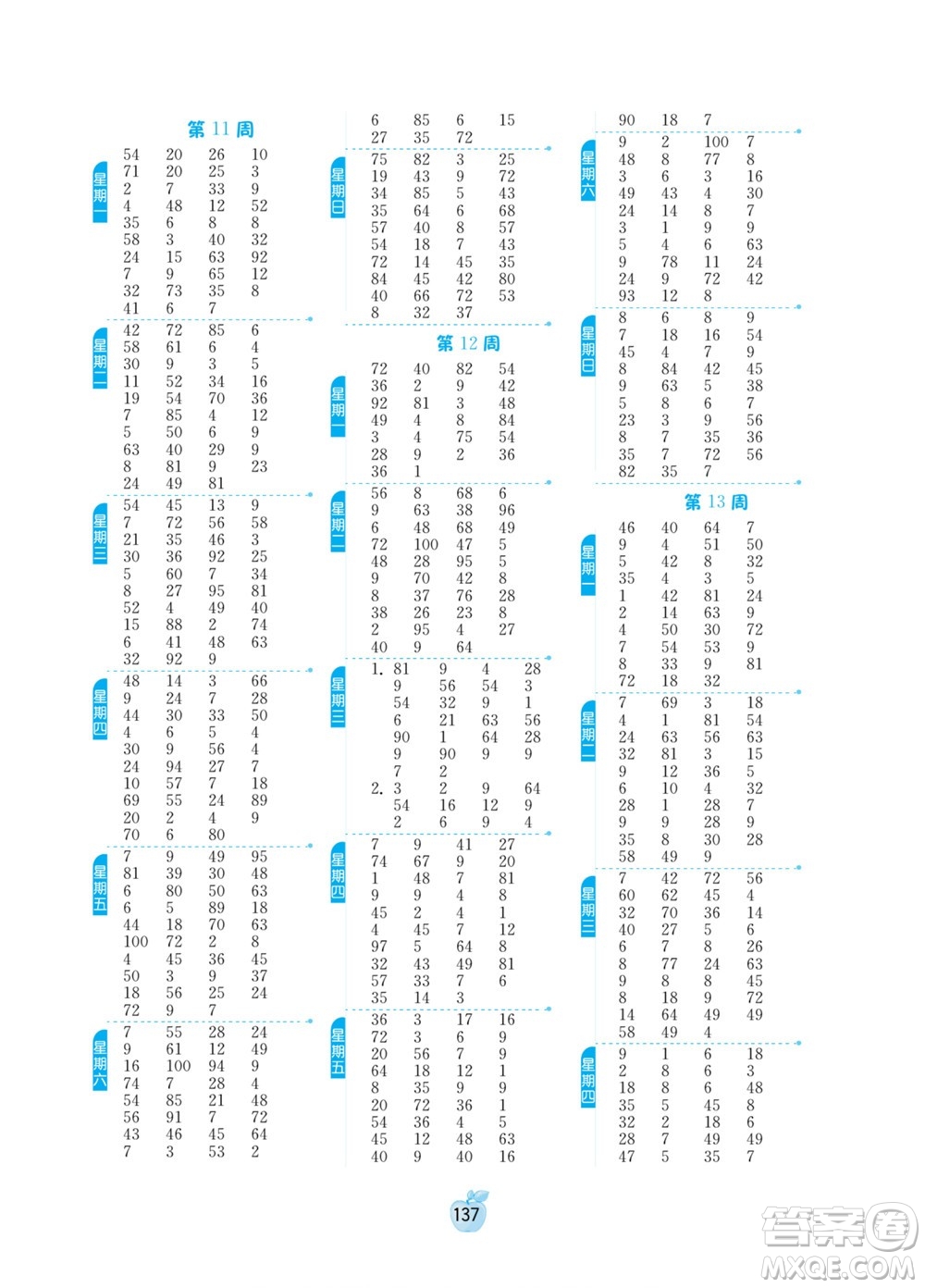 江蘇人民出版社2022小學(xué)數(shù)學(xué)計(jì)算高手二年級(jí)下冊(cè)RMJY人教版答案