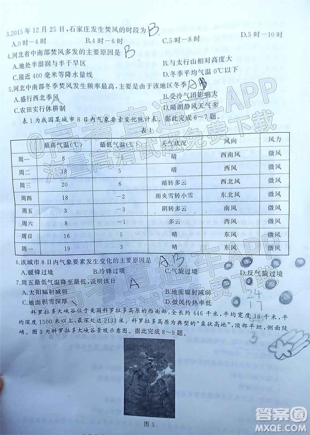 百師聯(lián)盟2022屆高三開年摸底聯(lián)考福建卷地理試卷及答案