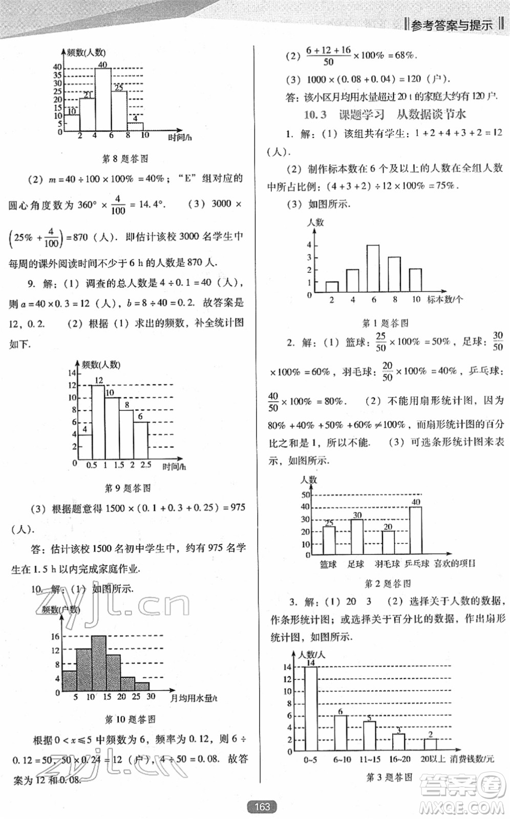 遼海出版社2022新課程數(shù)學(xué)能力培養(yǎng)七年級(jí)下冊(cè)人教版D版大連專用答案