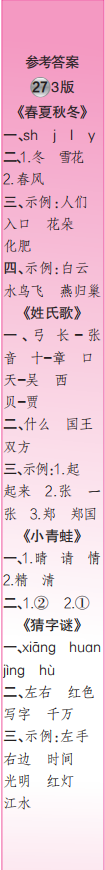 時代學(xué)習(xí)報語文周刊一年級2021-2022學(xué)年度人教版第27-30期答案