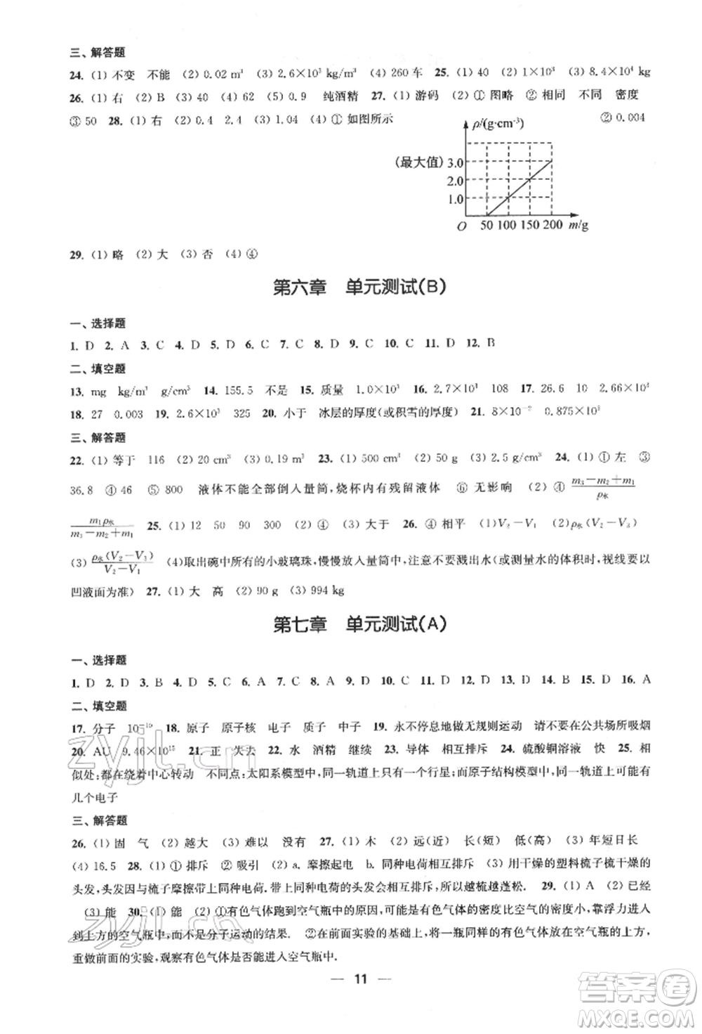 江蘇鳳凰美術(shù)出版社2022創(chuàng)新課時(shí)作業(yè)八年級物理下冊江蘇版參考答案