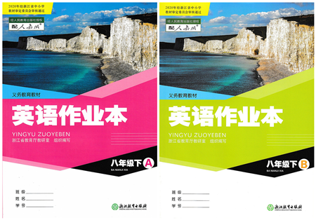 浙江教育出版社2022英語作業(yè)本八年級下冊人教版AB本答案