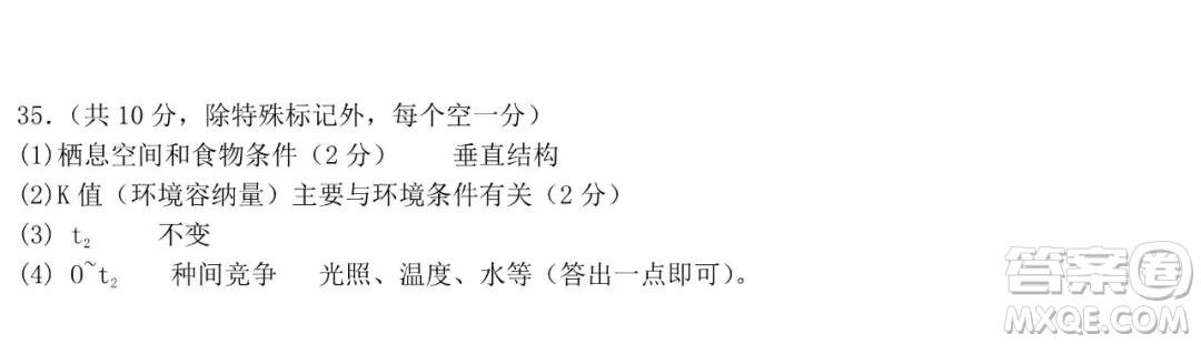 大慶鐵人中學(xué)2020級(jí)高二下學(xué)期開學(xué)考試生物試卷及答案