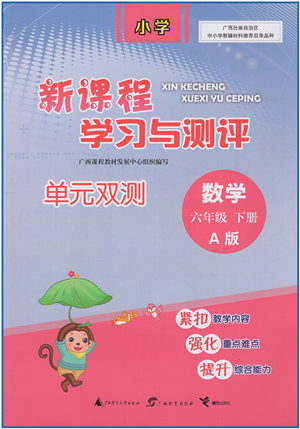 廣西教育出版社2022新課程學(xué)習(xí)與測評單元雙測六年級數(shù)學(xué)下冊A人教版答案