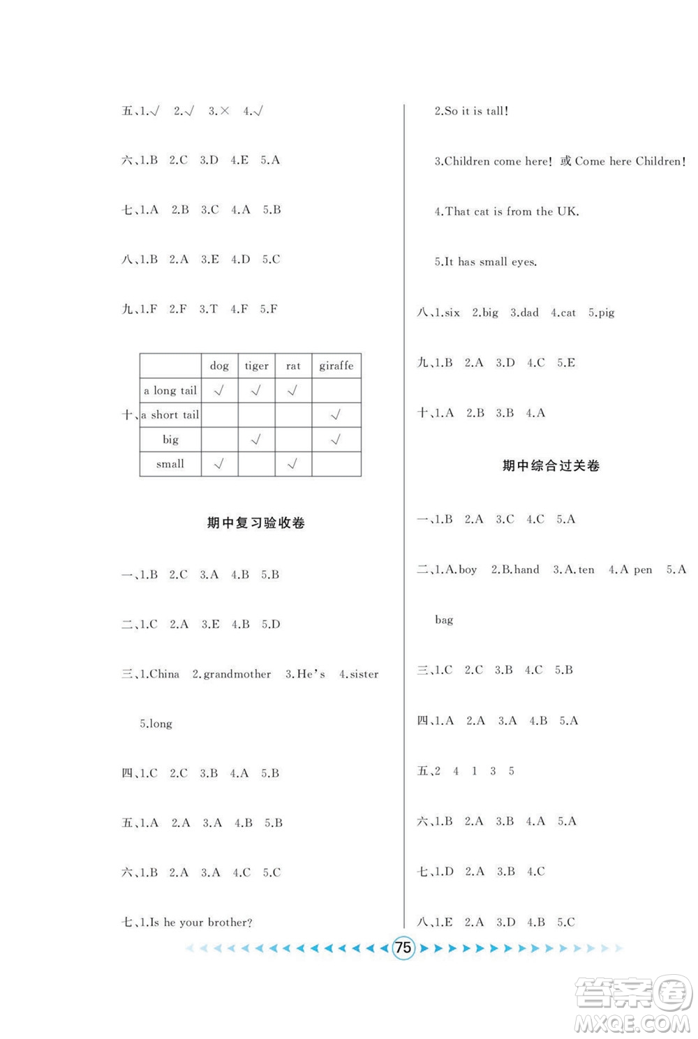 吉林出版集團股份有限公司2022優(yōu)卷總動員英語三年級下冊人教版答案