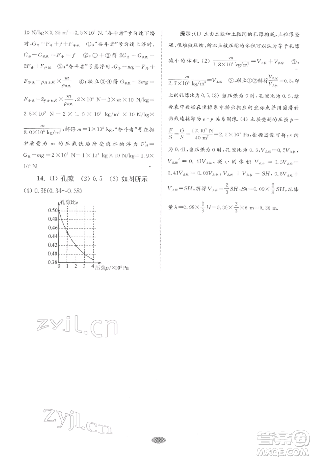 江蘇鳳凰科學技術(shù)出版社2022小題狂做八年級物理下冊蘇科版巔峰版參考答案