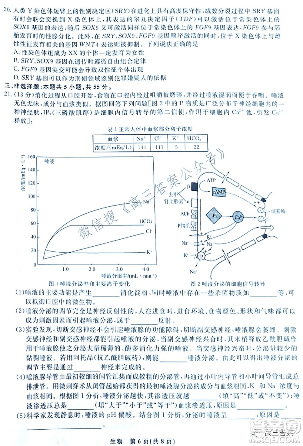 遼寧縣級(jí)重點(diǎn)高中協(xié)作體2022屆高三一?？荚嚿镌囶}及答案