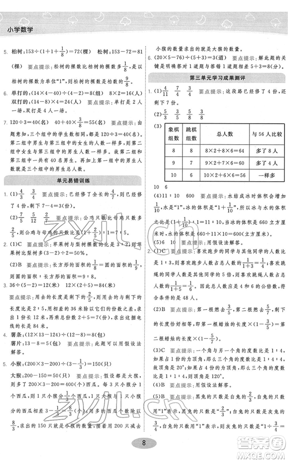 陜西師范大學(xué)出版總社2022黃岡同步練一日一練六年級(jí)數(shù)學(xué)下冊(cè)JS江蘇版答案