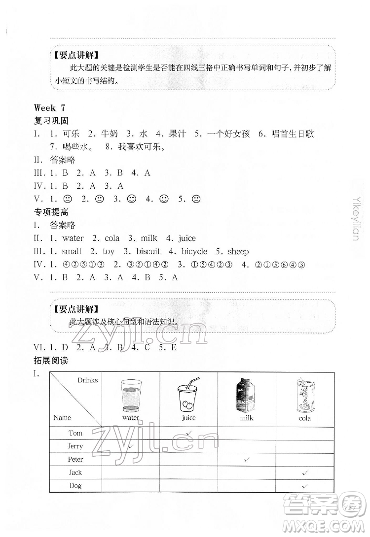 華東師范大學(xué)出版社2022一課一練一年級(jí)英語(yǔ)N版第二學(xué)期華東師大版答案